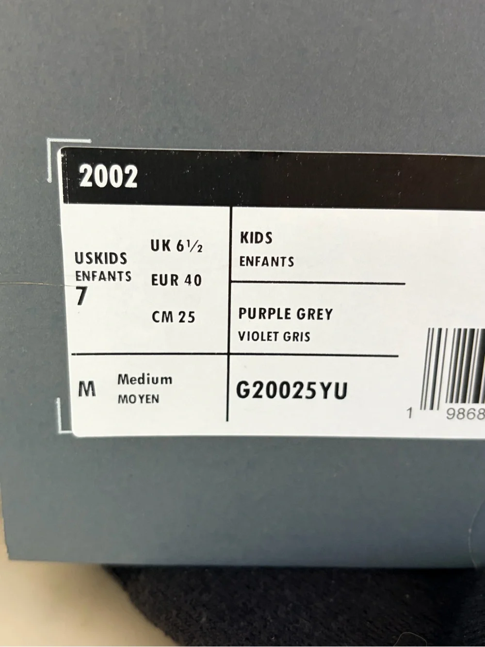 New Balance Women's 2002R Purple Grey Sneakers 7Y/8.5W